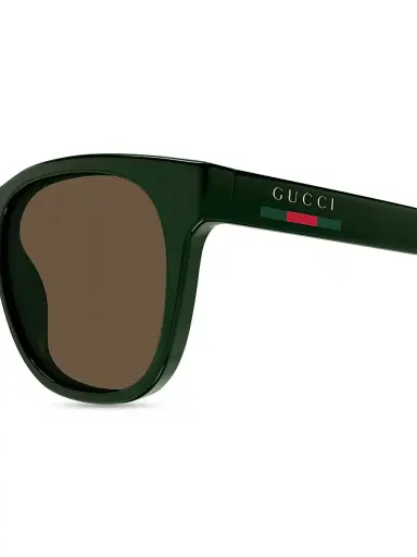 Gucci Men's Lines 54MM Square Sunglasses - Blue Black | Thumbnail 3 Gucci Men's Lines 54MM Square Sunglasses - Blue Black | Thumbnail 3