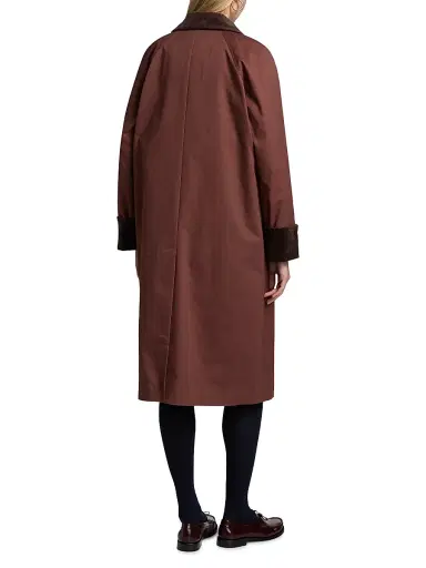 Rails Women's Levy Corduroy-Trimmed Long Coat - Raisin | Thumbnail 5 Rails Women's Levy Corduroy-Trimmed Long Coat - Raisin | Thumbnail 5