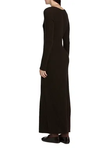Guest in Residence Women's Ribbed Cashmere Maxi Dress - Burnt Cocoa | Thumbnail 5 Guest in Residence Women's Ribbed Cashmere Maxi Dress - Burnt Cocoa | Thumbnail 5