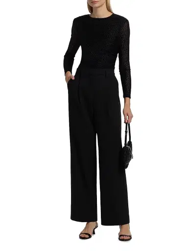Ramy Brook Women's Larry Polka Dot Top - Black Dot | Thumbnail 2 Ramy Brook Women's Larry Polka Dot Top - Black Dot | Thumbnail 2