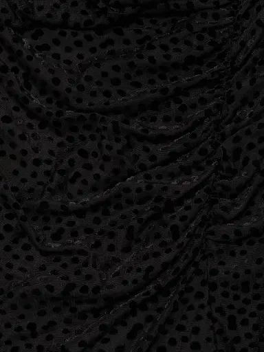 Ramy Brook Women's Lawrence Polka Dot One-Shoulder Minidress - Black Dot | Thumbnail 7 Ramy Brook Women's Lawrence Polka Dot One-Shoulder Minidress - Black Dot | Thumbnail 7