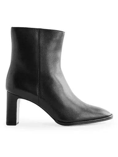 Reformation Women's Gillian 75MM Leather Ankle Boots - Black Leather - Size 10 | Thumbnail 1 Reformation Women's Gillian 75MM Leather Ankle Boots - Black Leather - Size 10 | Thumbnail 1