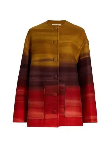 Ulla Johnson Women's Ambrose Ombré Wool-Blend Coat - Agate | Thumbnail 1 Ulla Johnson Women's Ambrose Ombré Wool-Blend Coat - Agate | Thumbnail 1