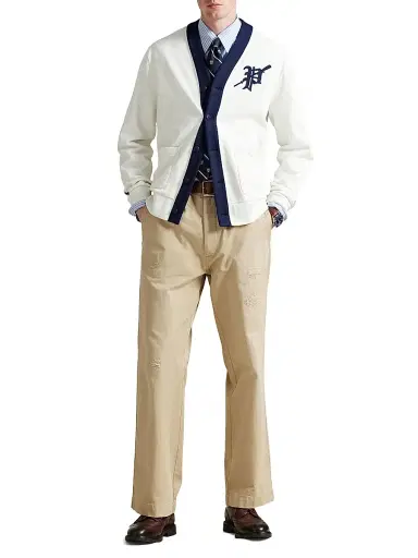 Polo Ralph Lauren Men's Logo-Embroidered Striped Cardigan - Nevis | Thumbnail 2 Polo Ralph Lauren Men's Logo-Embroidered Striped Cardigan - Nevis | Thumbnail 2