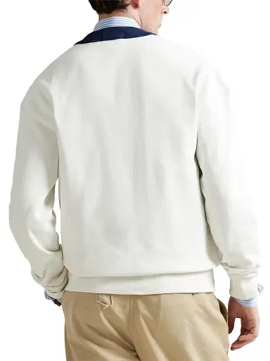 Polo Ralph Lauren Men's Logo-Embroidered Striped Cardigan - Nevis | Thumbnail 4 Polo Ralph Lauren Men's Logo-Embroidered Striped Cardigan - Nevis | Thumbnail 4