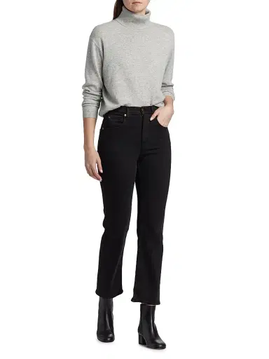 Jamie Haller Women's Kenickie Mid-Rise Ankle Jeans - Washed Black | Thumbnail 2 Jamie Haller Women's Kenickie Mid-Rise Ankle Jeans - Washed Black | Thumbnail 2