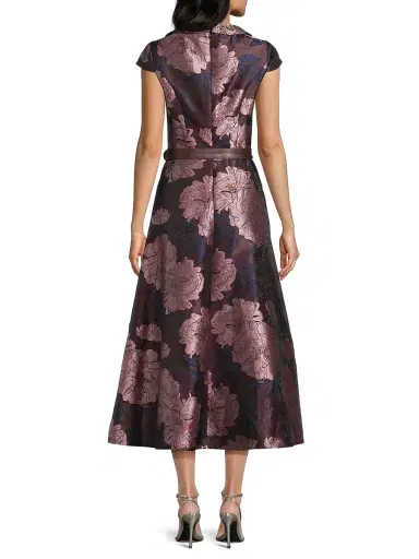 Kay Unger Women's Kinsley Tea-Length Dress - Primrose Multi | Thumbnail 5 Kay Unger Women's Kinsley Tea-Length Dress - Primrose Multi | Thumbnail 5