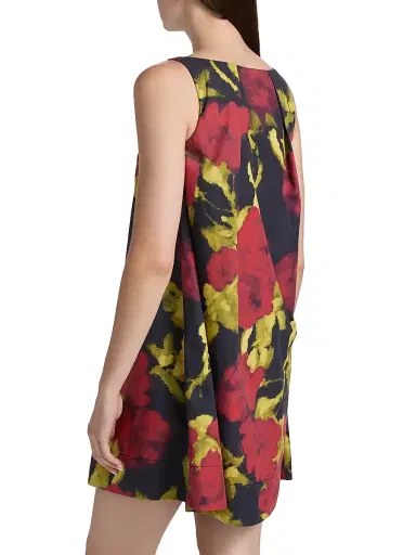 AZEEZA Women's Samiya Poplin Floral Minidress - Red Rose - Size XS | Thumbnail 5 AZEEZA Women's Samiya Poplin Floral Minidress - Red Rose - Size XS | Thumbnail 5