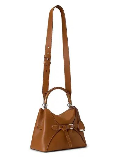 Ralph Lauren Collection Women's Leather Top Handle Bag - Brown | Thumbnail 2 Ralph Lauren Collection Women's Leather Top Handle Bag - Brown | Thumbnail 2