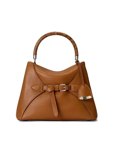 Ralph Lauren Collection Women's Leather Top Handle Bag - Brown | Thumbnail 1 Ralph Lauren Collection Women's Leather Top Handle Bag - Brown | Thumbnail 1