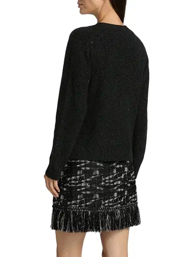 Kobi Halperin Women's Eddie V-Neck Cardigan - Dark Grey | Thumbnail 5 Kobi Halperin Women's Eddie V-Neck Cardigan - Dark Grey | Thumbnail 5