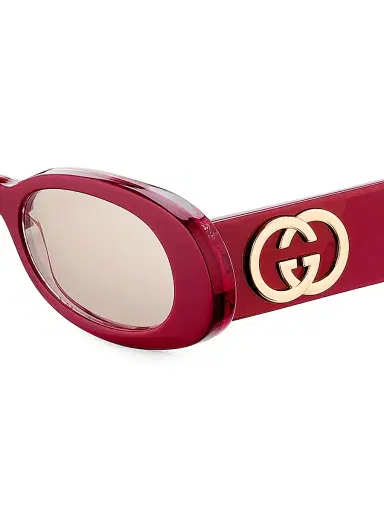 Gucci Women's Fluo 52MM Oval Sunglasses | Thumbnail 3 Gucci Women's Fluo 52MM Oval Sunglasses | Thumbnail 3