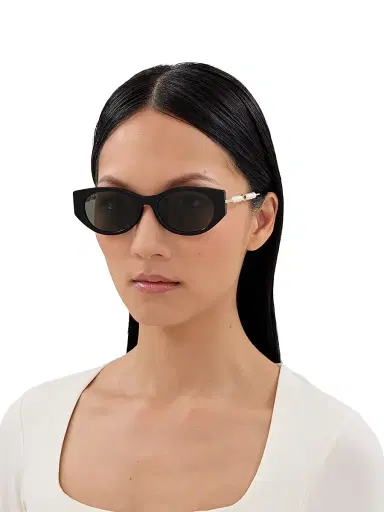 Gucci Women's Pearls & Strass 54MM Cat-Eye Sunglasses - Black | Thumbnail 2 Gucci Women's Pearls & Strass 54MM Cat-Eye Sunglasses - Black | Thumbnail 2