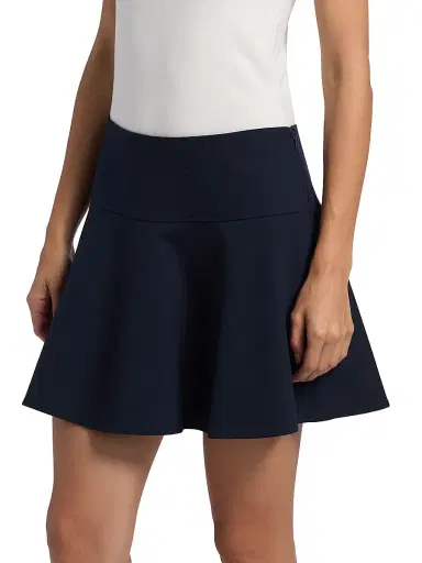 Kobi Halperin Women's Kiernan Wool-Blend Miniskirt - Navy | Thumbnail 4 Kobi Halperin Women's Kiernan Wool-Blend Miniskirt - Navy | Thumbnail 4