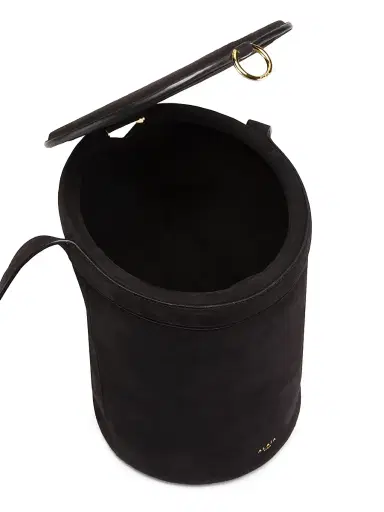 Alaïa Women's Structured Suede Cylinder Shoulder Bag | Thumbnail 3 Alaïa Women's Structured Suede Cylinder Shoulder Bag | Thumbnail 3
