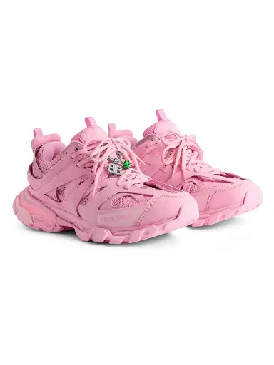 Balenciaga Women's Track Sneakers with Charms - Pink | Thumbnail 2 Balenciaga Women's Track Sneakers with Charms - Pink | Thumbnail 2