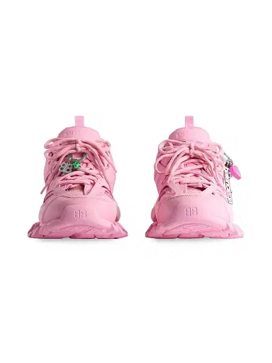 Balenciaga Women's Track Sneakers with Charms - Pink | Thumbnail 4 Balenciaga Women's Track Sneakers with Charms - Pink | Thumbnail 4