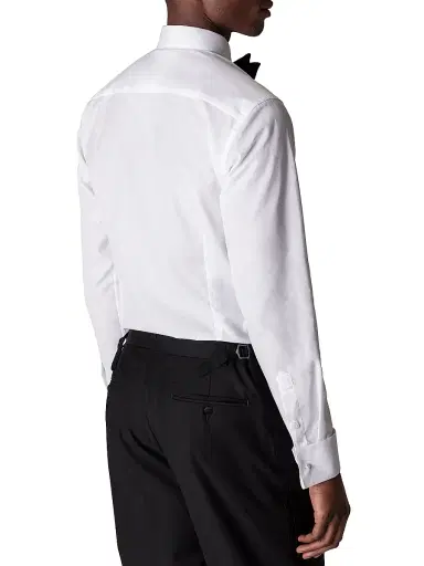 Eton Men's Contemporary-Fit Cotton Pique Tuxedo Shirt - White - Size 18 | Thumbnail 3 Eton Men's Contemporary-Fit Cotton Pique Tuxedo Shirt - White - Size 18 | Thumbnail 3