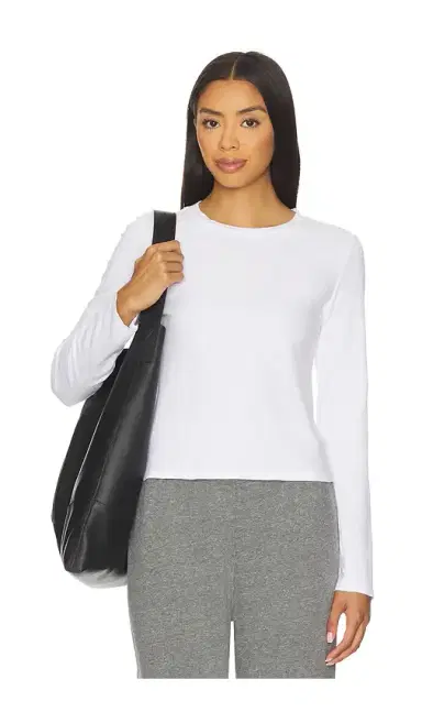 perfectwhitetee Jamie Cotton Long Sleeve | Thumbnail 1 perfectwhitetee Jamie Cotton Long Sleeve | Thumbnail 1