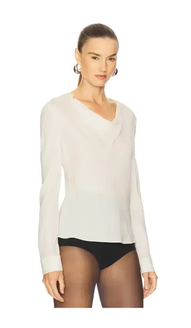 Theory Long Sleeve Blouse | Thumbnail 2 Theory Long Sleeve Blouse | Thumbnail 2