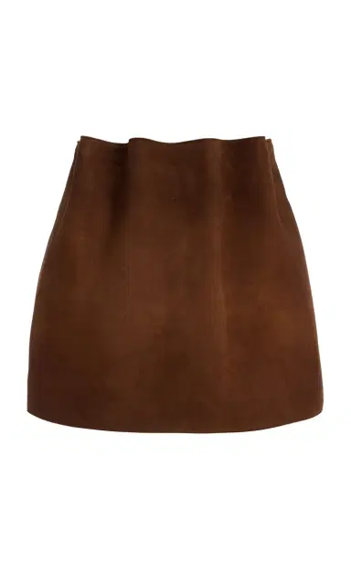 Prada Suede Mini Skirt | Thumbnail 6 Prada Suede Mini Skirt | Thumbnail 6