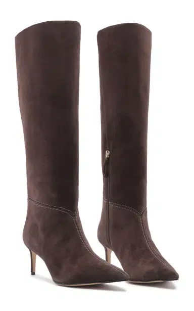 Alexandre Birman Malva Suede Boots - Brown | Thumbnail 10 Alexandre Birman Malva Suede Boots - Brown | Thumbnail 10
