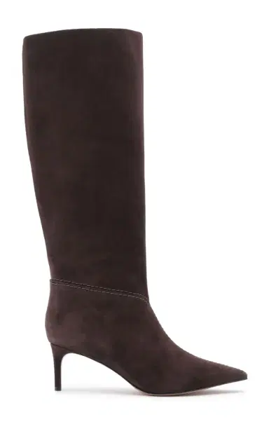 Alexandre Birman Malva Suede Boots - Brown | Thumbnail 1 Alexandre Birman Malva Suede Boots - Brown | Thumbnail 1