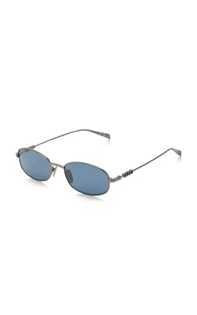 Gucci Oval-Frame Metal Sunglasses | Thumbnail 3 Gucci Oval-Frame Metal Sunglasses | Thumbnail 3