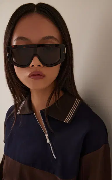 Gucci Mask-Frame Acetate Sunglasses | Thumbnail 2 Gucci Mask-Frame Acetate Sunglasses | Thumbnail 2