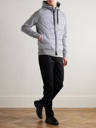 Canada Goose HyBridge Huron Quilted Shell and Cotton-Jersey Down Jacket - Men | Thumbnail 2 Canada Goose HyBridge Huron Quilted Shell and Cotton-Jersey Down Jacket - Men | Thumbnail 2