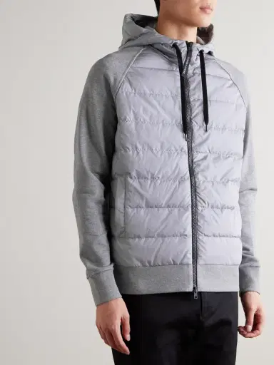 Canada Goose HyBridge Huron Quilted Shell and Cotton-Jersey Down Jacket - Men | Thumbnail 3 Canada Goose HyBridge Huron Quilted Shell and Cotton-Jersey Down Jacket - Men | Thumbnail 3