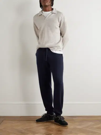 Allude Tapered Wool and Cashmere-Blend Sweatpants - Men | Thumbnail 2 Allude Tapered Wool and Cashmere-Blend Sweatpants - Men | Thumbnail 2