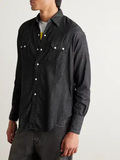 OrSlow Cotton-Chambray Western Shirt - Men | Thumbnail 3 OrSlow Cotton-Chambray Western Shirt - Men | Thumbnail 3