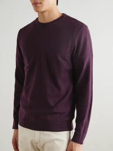 MR P. Rib-Detailed Merino Wool Sweater - Men | Thumbnail 3 MR P. Rib-Detailed Merino Wool Sweater - Men | Thumbnail 3