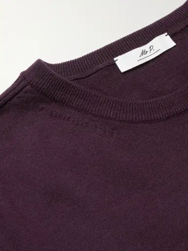 MR P. Rib-Detailed Merino Wool Sweater - Men | Thumbnail 5 MR P. Rib-Detailed Merino Wool Sweater - Men | Thumbnail 5