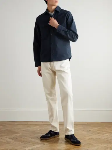 MR P. Organic Cotton-Blend Moleskin Overshirt - Men | Thumbnail 2 MR P. Organic Cotton-Blend Moleskin Overshirt - Men | Thumbnail 2