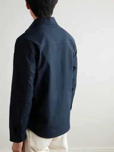 MR P. Organic Cotton-Blend Moleskin Overshirt - Men | Thumbnail 4 MR P. Organic Cotton-Blend Moleskin Overshirt - Men | Thumbnail 4