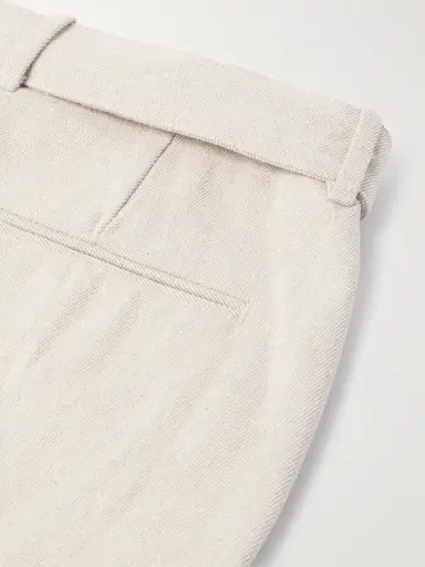 Stòffa Straight-Leg Belted Cotton-Twill Trousers - Men | Thumbnail 5 Stòffa Straight-Leg Belted Cotton-Twill Trousers - Men | Thumbnail 5