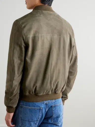 MR P. Suede Bomber Jacket - Men | Thumbnail 4 MR P. Suede Bomber Jacket - Men | Thumbnail 4