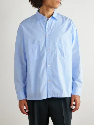 A Kind Of Guise Telmen Striped Organic Cotton-Poplin Shirt - Men | Thumbnail 3 A Kind Of Guise Telmen Striped Organic Cotton-Poplin Shirt - Men | Thumbnail 3