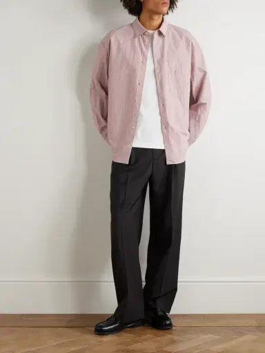A Kind Of Guise Gusto triped Cotton-Poplin Shirt - Men | Thumbnail 2 A Kind Of Guise Gusto triped Cotton-Poplin Shirt - Men | Thumbnail 2