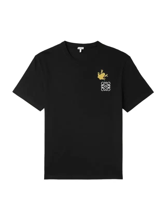 Logo-Embroidered Appliquéd Stretch-Cotton Jersey T-Shirt - Men Logo-Embroidered Appliquéd Stretch-Cotton Jersey T-Shirt - Men