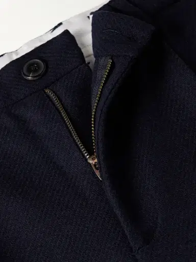 Portuguese Flannel Pleated Wool Trousers - Men | Thumbnail 6 Portuguese Flannel Pleated Wool Trousers - Men | Thumbnail 6