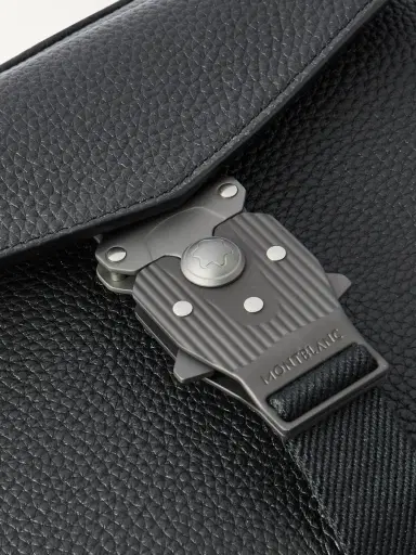 Montblanc MLock 4810 Full-Grain Leather Messenger Bag - Men | Thumbnail 4 Montblanc MLock 4810 Full-Grain Leather Messenger Bag - Men | Thumbnail 4