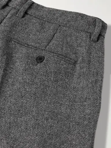 Portuguese Flannel Straight-Leg Pleated Wool Suit Trousers - Men | Thumbnail 5 Portuguese Flannel Straight-Leg Pleated Wool Suit Trousers - Men | Thumbnail 5