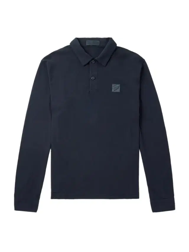 STONE ISLAND GHOST Logo-Appliquéd Cotton-Jersey Polo Shirt - Men STONE ISLAND GHOST Logo-Appliquéd Cotton-Jersey Polo Shirt - Men