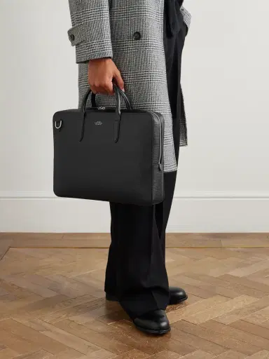 Smythson Panama Cross-Grain Leather Briefcase - Men | Thumbnail 2 Smythson Panama Cross-Grain Leather Briefcase - Men | Thumbnail 2
