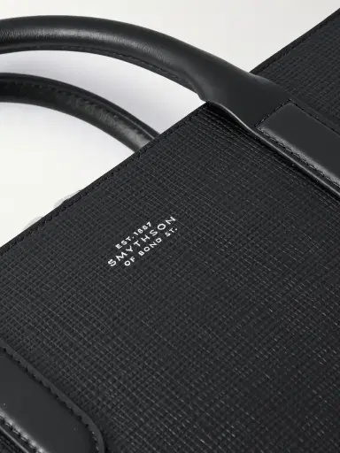Smythson Panama Cross-Grain Leather Briefcase - Men | Thumbnail 4 Smythson Panama Cross-Grain Leather Briefcase - Men | Thumbnail 4