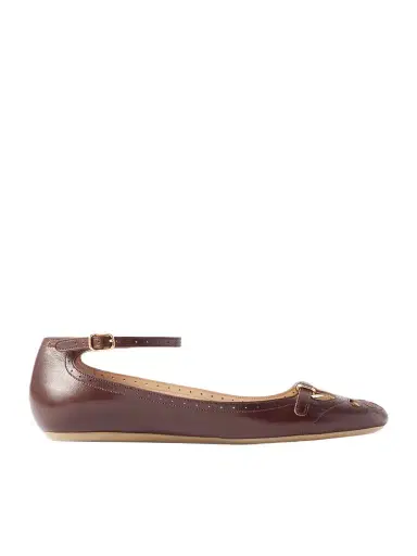 Chloé Misty Laser-cut Leather Ballet Flats | Thumbnail 1 Chloé Misty Laser-cut Leather Ballet Flats | Thumbnail 1
