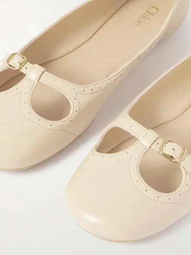 Chloé Misty Laser-cut Leather Ballet Flats | Thumbnail 4 Chloé Misty Laser-cut Leather Ballet Flats | Thumbnail 4